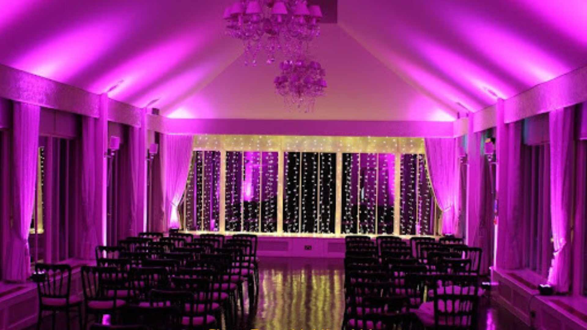 Ceremony Uplighting Purple